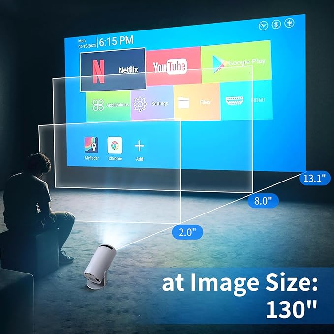 Portable 4K UHD projector